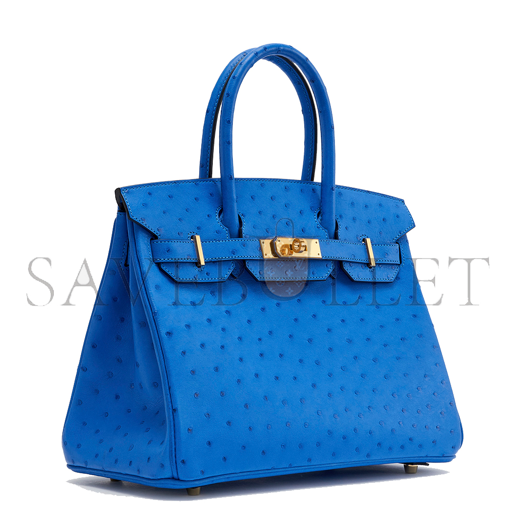 H**mes master birkin 30 blue mykonos 28624521 (30*24*16cm)